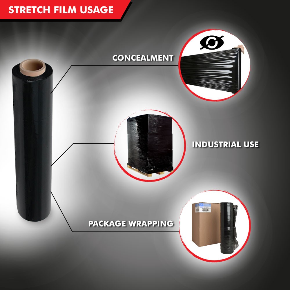 Applications of Black Stretch Film Across Industries