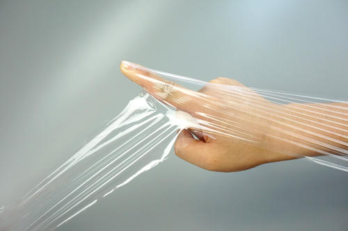 transparent stretch film for building trades