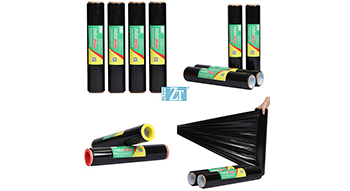 What are the advantages of black stretch film in various ind