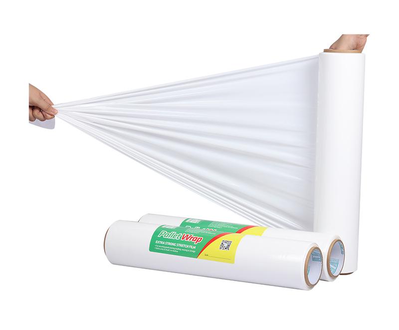 White stretch film