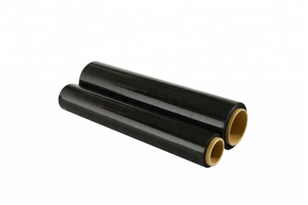  black stretch film